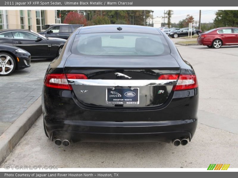 Ultimate Black Metallic / Warm Charcoal 2011 Jaguar XF XFR Sport Sedan