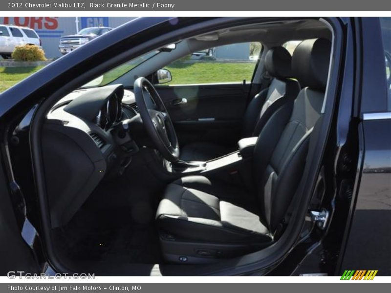 Black Granite Metallic / Ebony 2012 Chevrolet Malibu LTZ