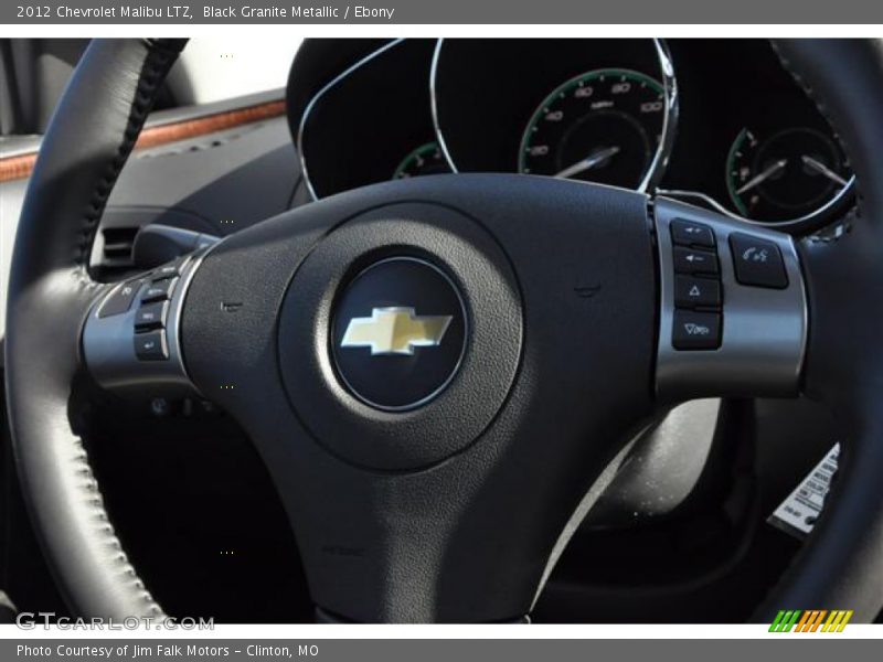 Black Granite Metallic / Ebony 2012 Chevrolet Malibu LTZ
