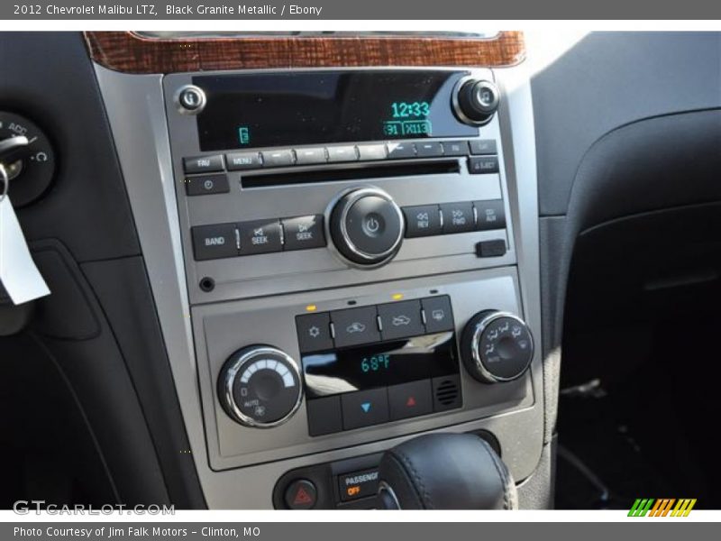 Black Granite Metallic / Ebony 2012 Chevrolet Malibu LTZ