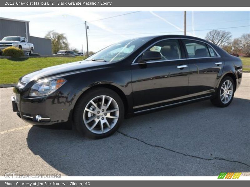 Black Granite Metallic / Ebony 2012 Chevrolet Malibu LTZ