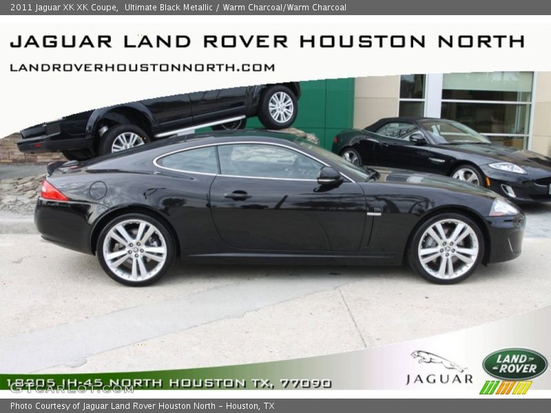 Ultimate Black Metallic / Warm Charcoal/Warm Charcoal 2011 Jaguar XK XK Coupe