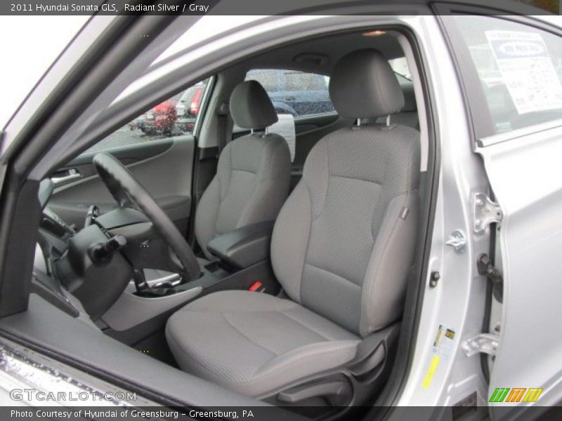 Radiant Silver / Gray 2011 Hyundai Sonata GLS