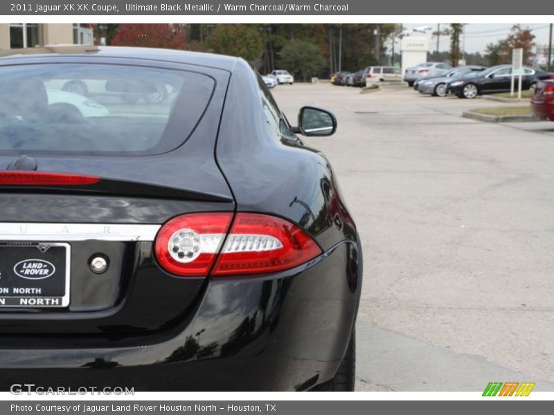 Ultimate Black Metallic / Warm Charcoal/Warm Charcoal 2011 Jaguar XK XK Coupe