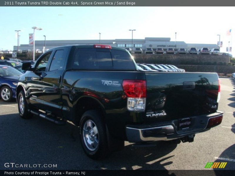 Spruce Green Mica / Sand Beige 2011 Toyota Tundra TRD Double Cab 4x4