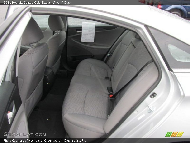 Radiant Silver / Gray 2011 Hyundai Sonata GLS