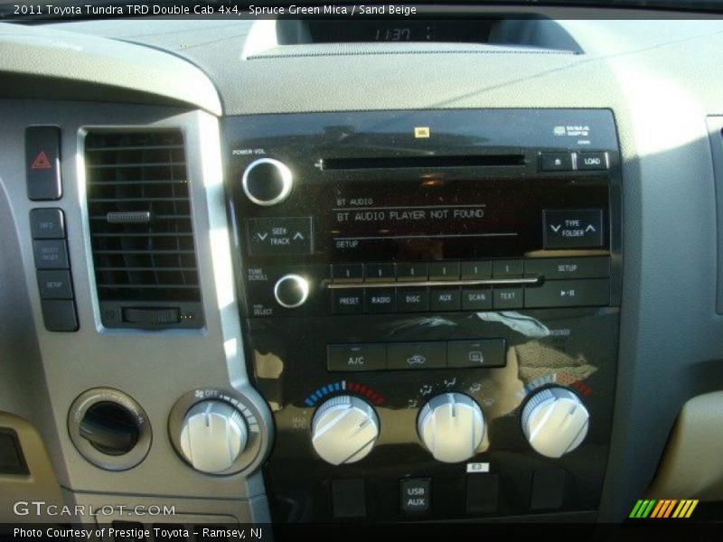 Spruce Green Mica / Sand Beige 2011 Toyota Tundra TRD Double Cab 4x4