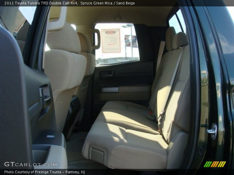 Spruce Green Mica / Sand Beige 2011 Toyota Tundra TRD Double Cab 4x4