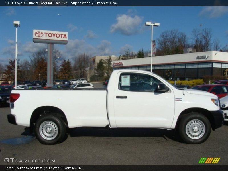 Super White / Graphite Gray 2011 Toyota Tundra Regular Cab 4x4