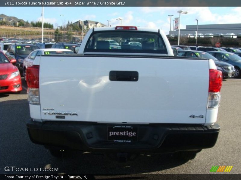 Super White / Graphite Gray 2011 Toyota Tundra Regular Cab 4x4
