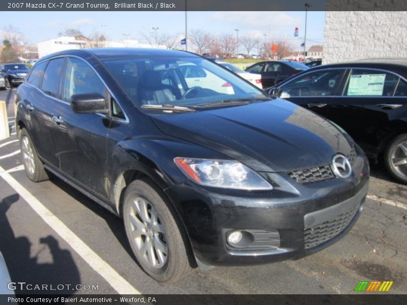 Brilliant Black / Black 2007 Mazda CX-7 Grand Touring