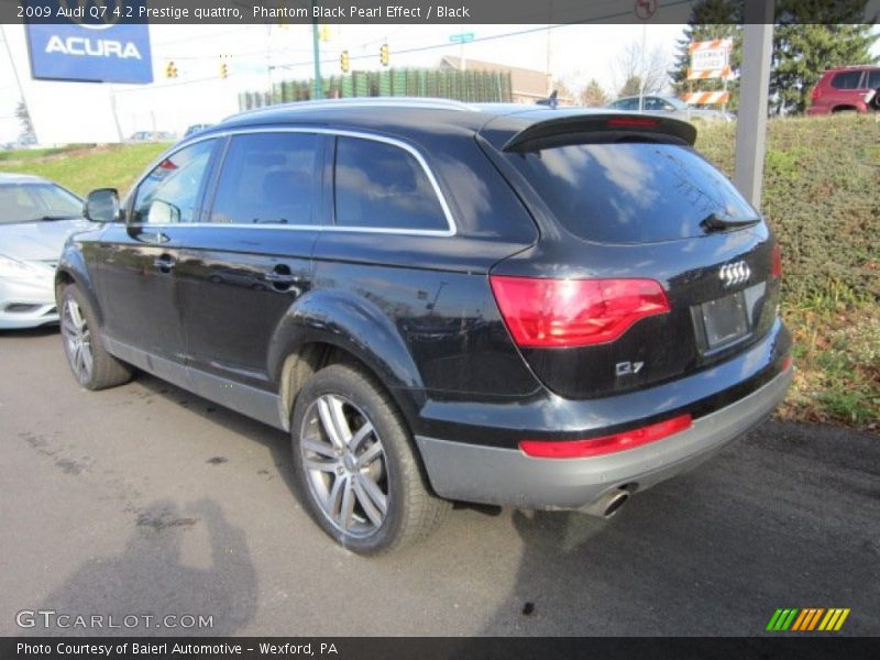 Phantom Black Pearl Effect / Black 2009 Audi Q7 4.2 Prestige quattro