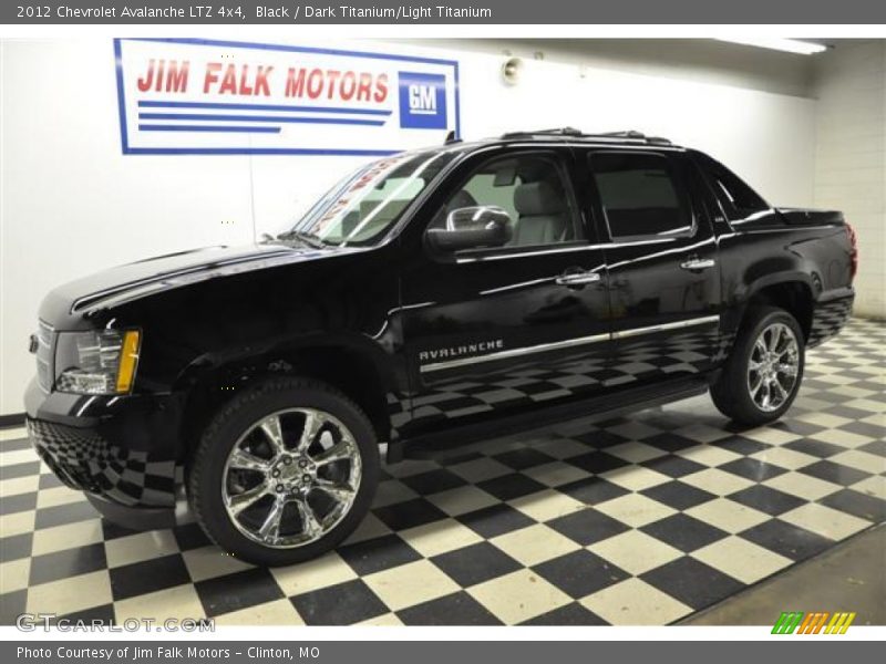 Black / Dark Titanium/Light Titanium 2012 Chevrolet Avalanche LTZ 4x4