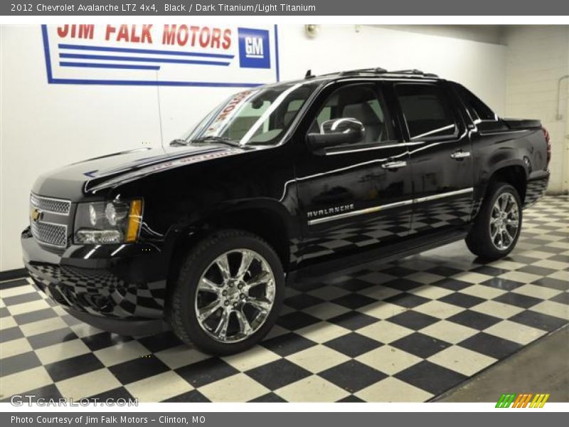 Black / Dark Titanium/Light Titanium 2012 Chevrolet Avalanche LTZ 4x4