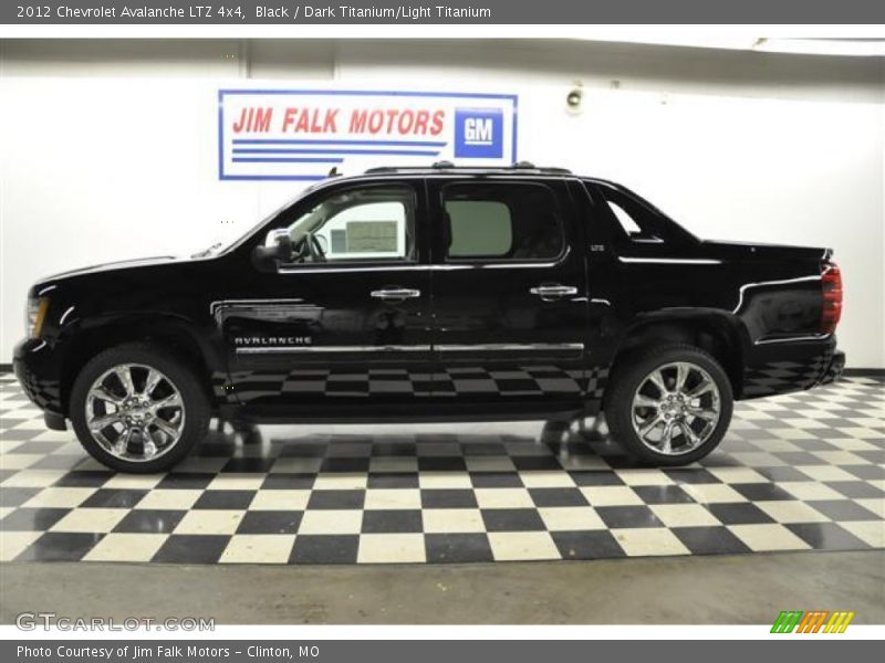 Black / Dark Titanium/Light Titanium 2012 Chevrolet Avalanche LTZ 4x4