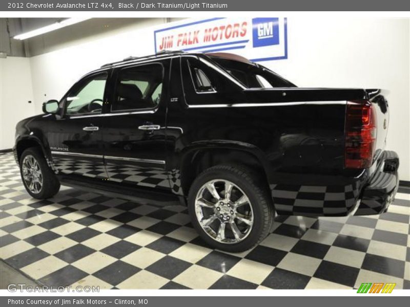 Black / Dark Titanium/Light Titanium 2012 Chevrolet Avalanche LTZ 4x4