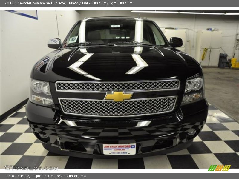 Black / Dark Titanium/Light Titanium 2012 Chevrolet Avalanche LTZ 4x4
