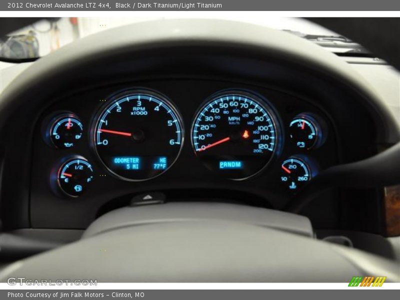  2012 Avalanche LTZ 4x4 LTZ 4x4 Gauges