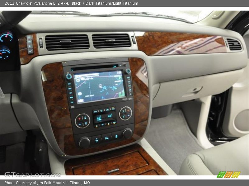 Black / Dark Titanium/Light Titanium 2012 Chevrolet Avalanche LTZ 4x4