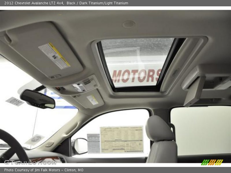 Black / Dark Titanium/Light Titanium 2012 Chevrolet Avalanche LTZ 4x4