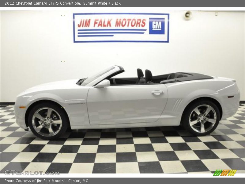 Summit White / Black 2012 Chevrolet Camaro LT/RS Convertible