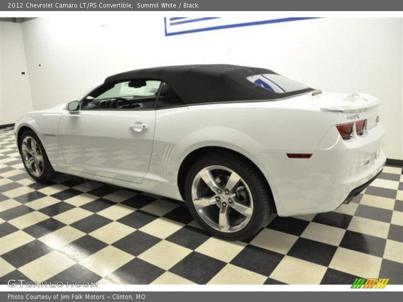 Summit White / Black 2012 Chevrolet Camaro LT/RS Convertible
