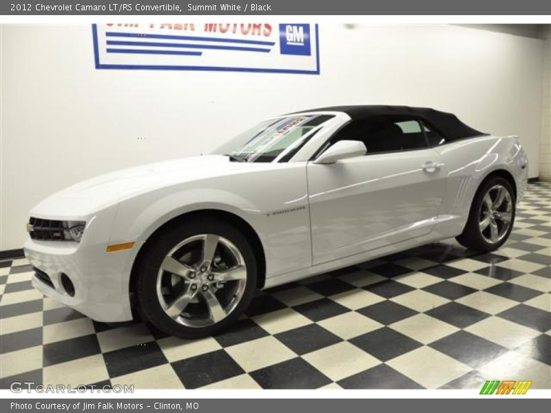 Summit White / Black 2012 Chevrolet Camaro LT/RS Convertible
