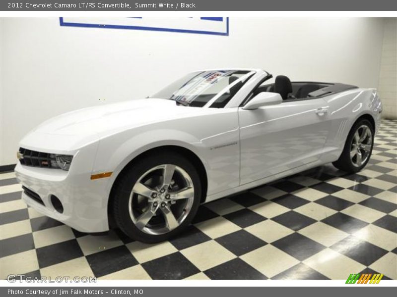 Summit White / Black 2012 Chevrolet Camaro LT/RS Convertible