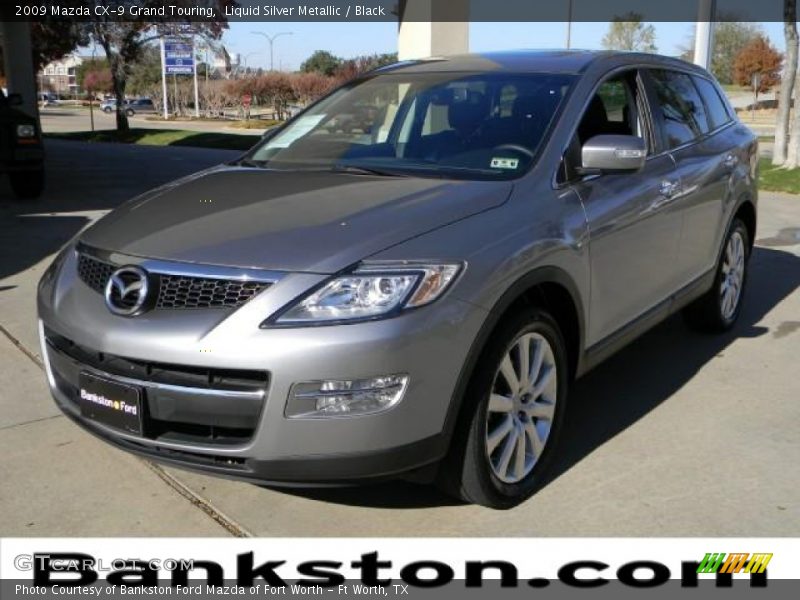 Liquid Silver Metallic / Black 2009 Mazda CX-9 Grand Touring