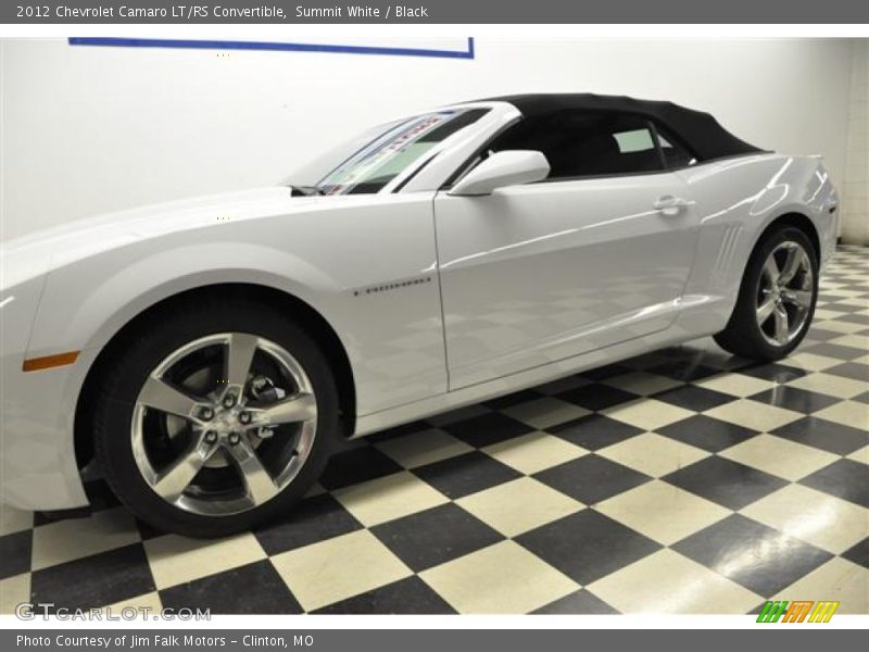 Summit White / Black 2012 Chevrolet Camaro LT/RS Convertible