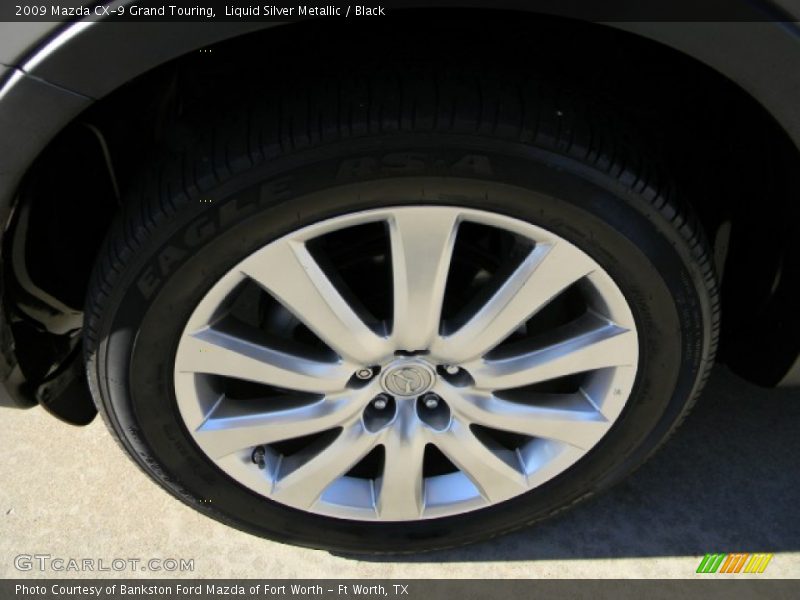 Liquid Silver Metallic / Black 2009 Mazda CX-9 Grand Touring