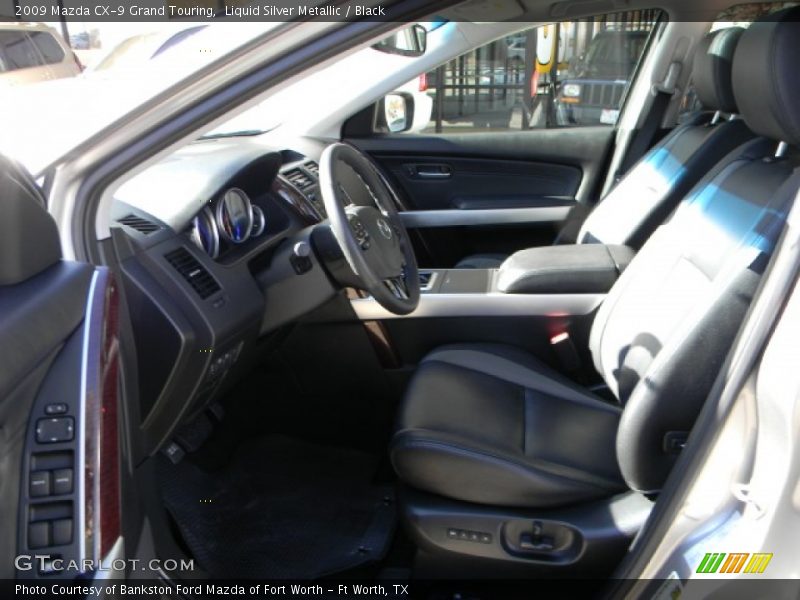 Liquid Silver Metallic / Black 2009 Mazda CX-9 Grand Touring