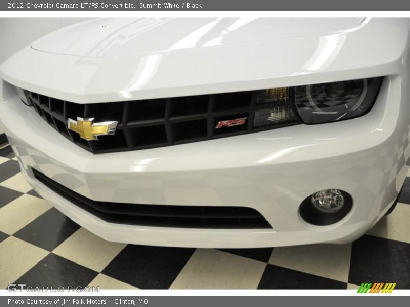 Summit White / Black 2012 Chevrolet Camaro LT/RS Convertible