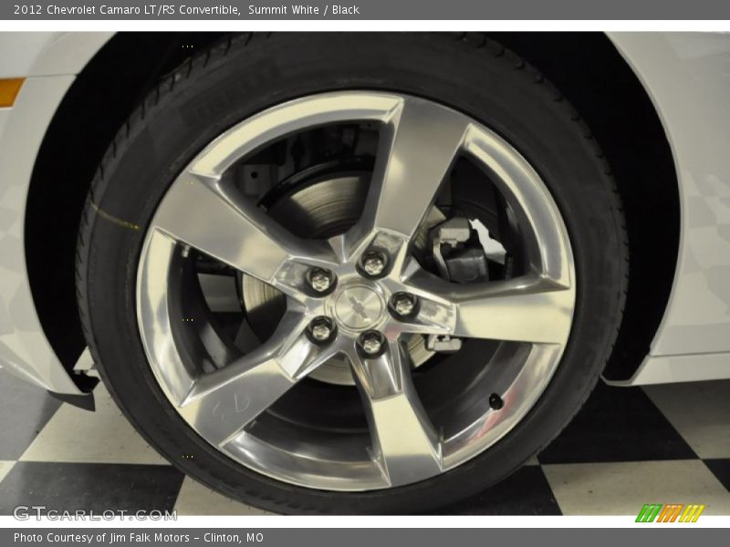  2012 Camaro LT/RS Convertible Wheel