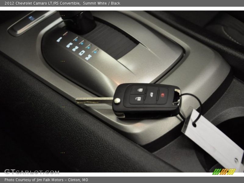 Keys of 2012 Camaro LT/RS Convertible