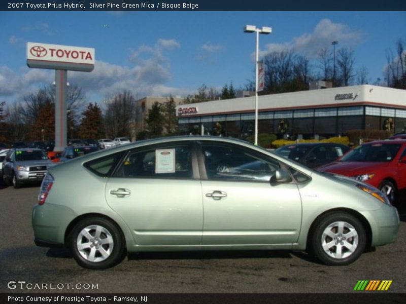 Silver Pine Green Mica / Bisque Beige 2007 Toyota Prius Hybrid
