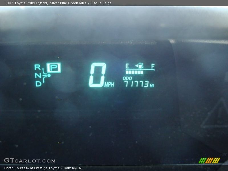 Silver Pine Green Mica / Bisque Beige 2007 Toyota Prius Hybrid