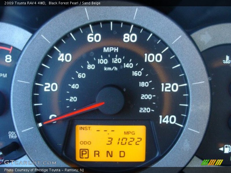 Black Forest Pearl / Sand Beige 2009 Toyota RAV4 4WD