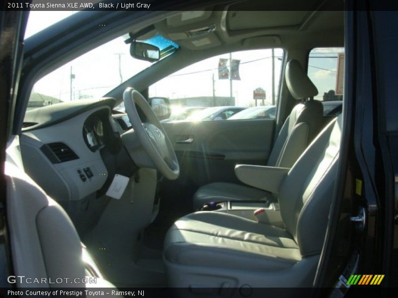 Black / Light Gray 2011 Toyota Sienna XLE AWD