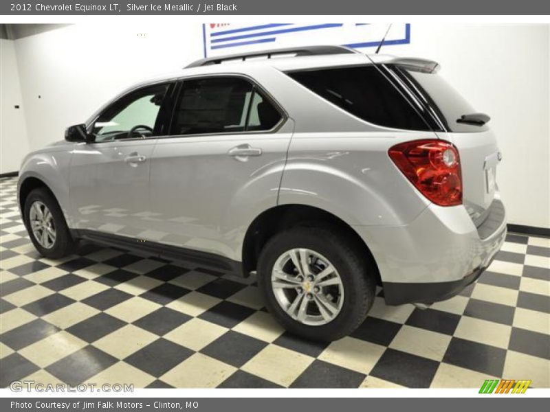 Silver Ice Metallic / Jet Black 2012 Chevrolet Equinox LT