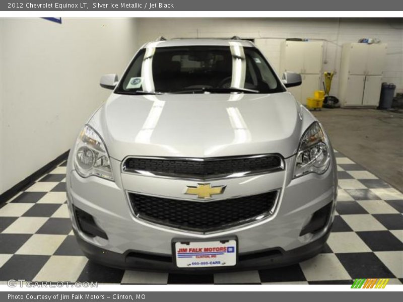 Silver Ice Metallic / Jet Black 2012 Chevrolet Equinox LT