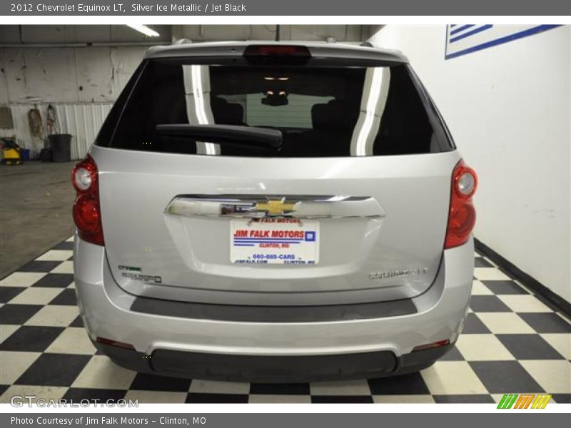 Silver Ice Metallic / Jet Black 2012 Chevrolet Equinox LT