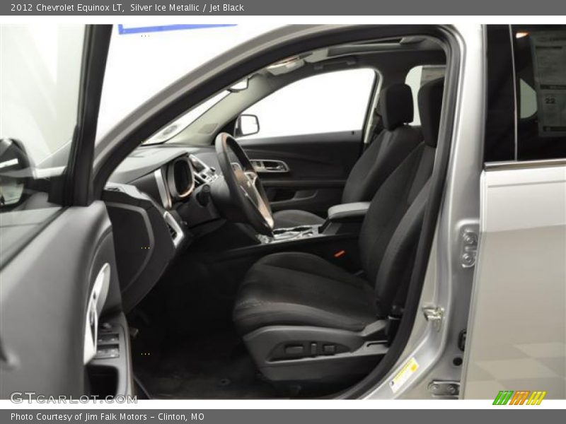 Silver Ice Metallic / Jet Black 2012 Chevrolet Equinox LT