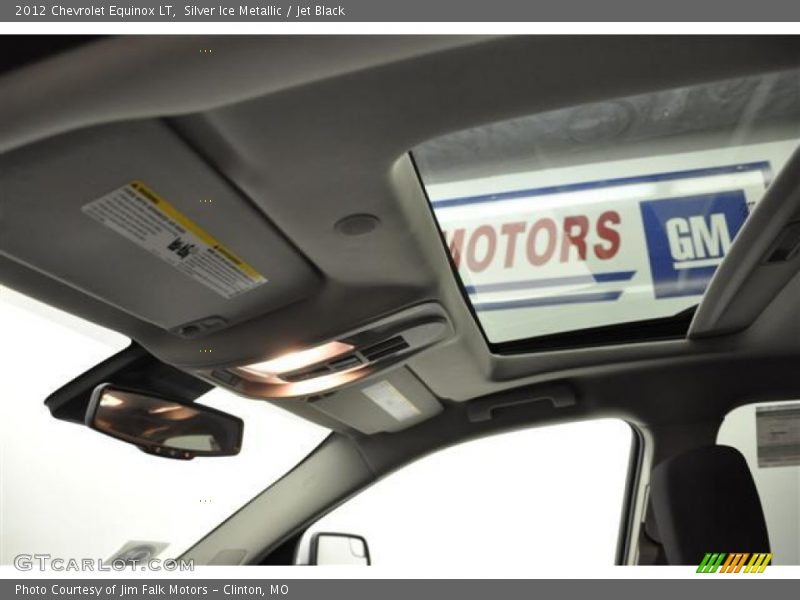 Silver Ice Metallic / Jet Black 2012 Chevrolet Equinox LT