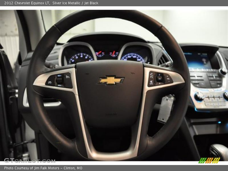 Silver Ice Metallic / Jet Black 2012 Chevrolet Equinox LT