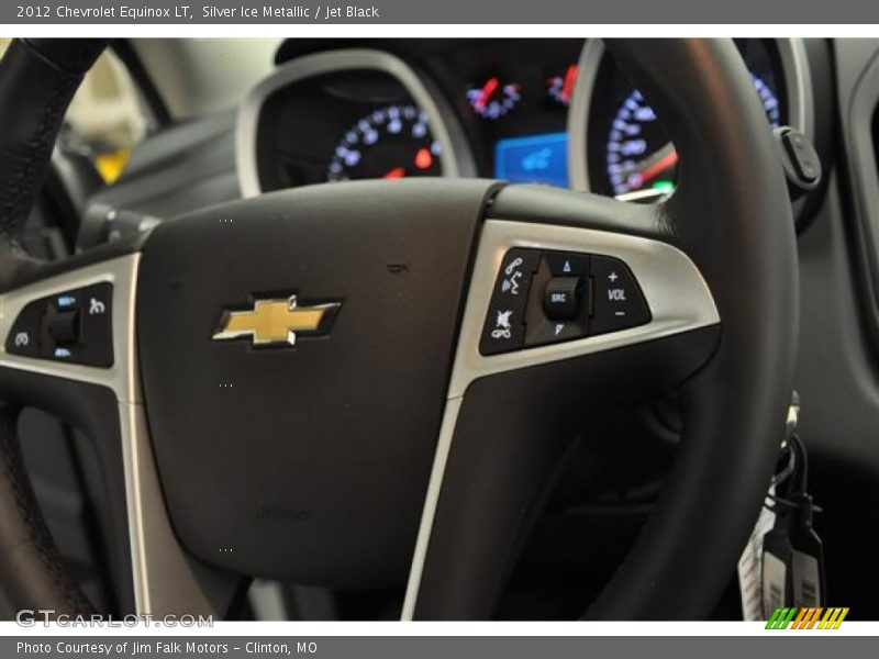 Silver Ice Metallic / Jet Black 2012 Chevrolet Equinox LT