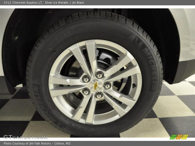 Silver Ice Metallic / Jet Black 2012 Chevrolet Equinox LT