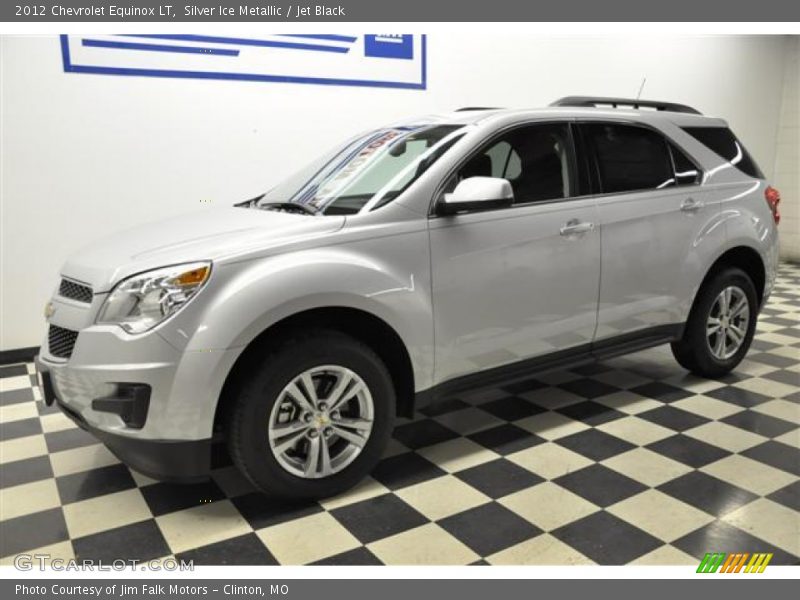 Silver Ice Metallic / Jet Black 2012 Chevrolet Equinox LT