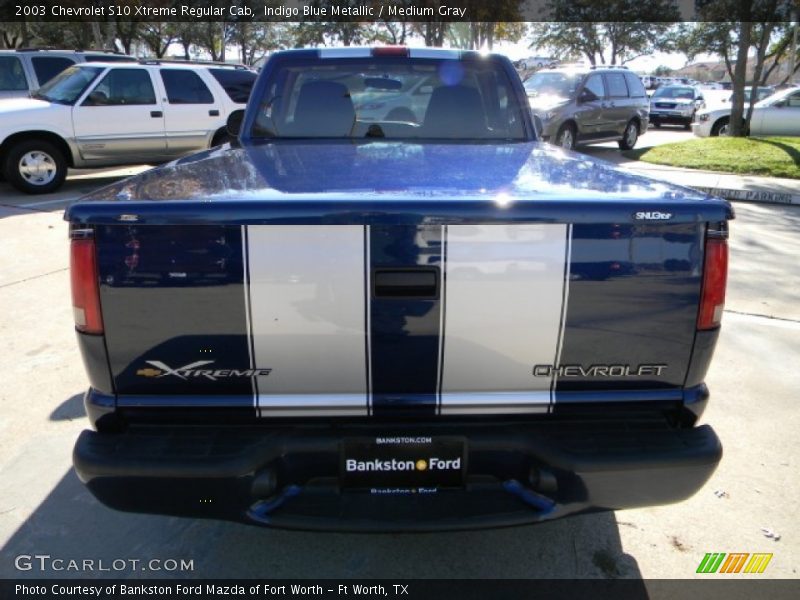 Indigo Blue Metallic / Medium Gray 2003 Chevrolet S10 Xtreme Regular Cab