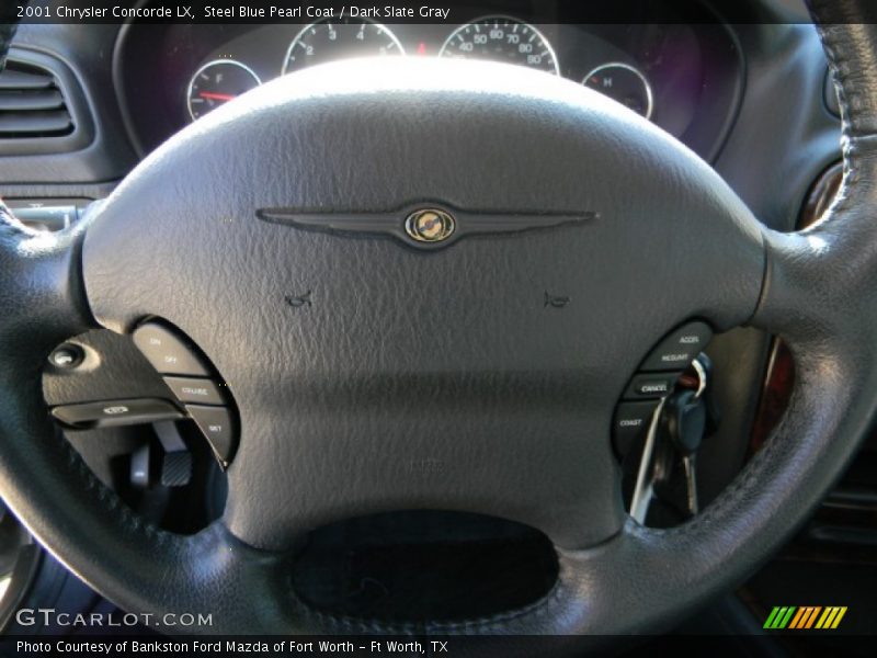 Steel Blue Pearl Coat / Dark Slate Gray 2001 Chrysler Concorde LX